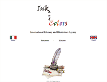 Tablet Screenshot of inkandcolors.com